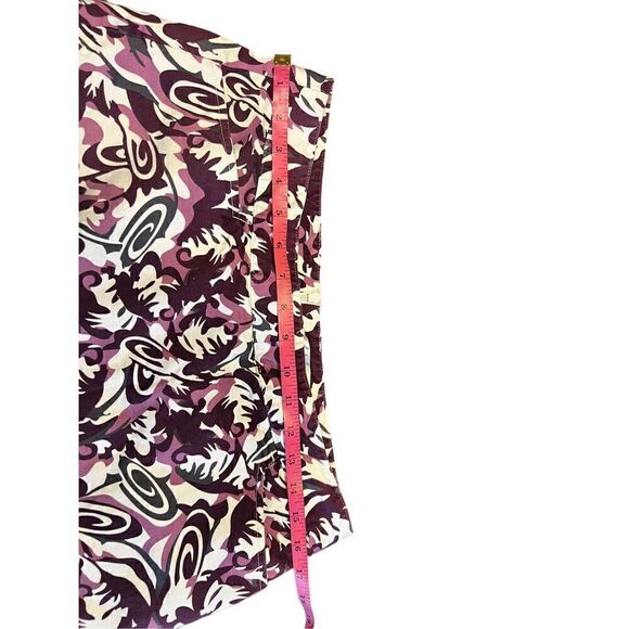 Lady Hagen purple swirl golf tennis short skirt 10 - Picture 5 of 6